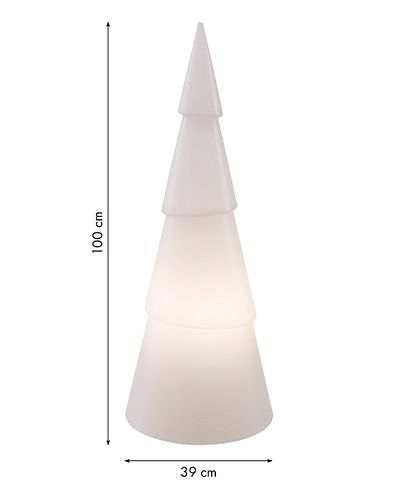 8 seasons design Solar LED-Dekoleuchte Shining Tree rund, verschiedene Größen