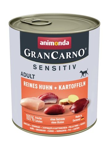 animonda Gran Carno Sensitive Adult 800g Dose Hundenassfutter