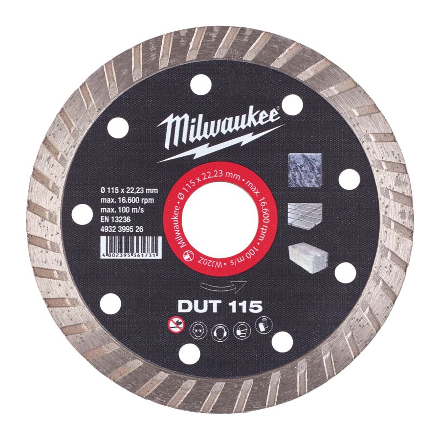 Milwaukee DIAMANTTRENNSCHEIBE DUT115 4932399526