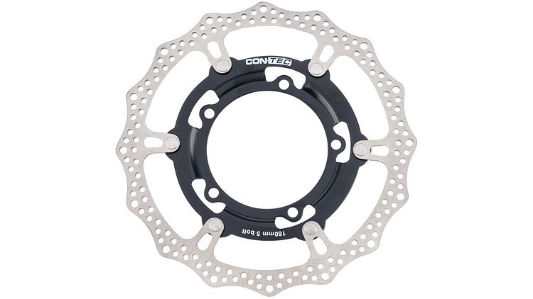 CONTEC Bremsscheibe CDR-5B 160 mm silber ca. 161 g