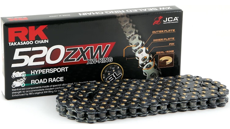 RK Kette BL520ZXW Black Scale, 112 Glieder