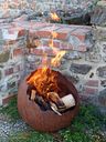 Vorschaubild Badeko Feuerkugel ,,Aurora“ in Edelrostoptik