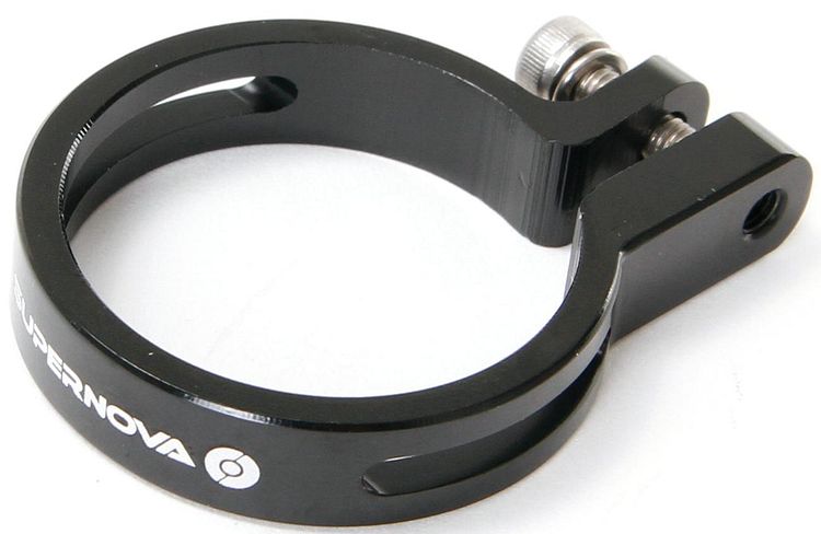 Supernova Sattelklemmschelle 31,6 mm schwarz