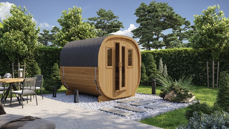 Wolff Finnhaus Cube Saunafass 230 Art 1