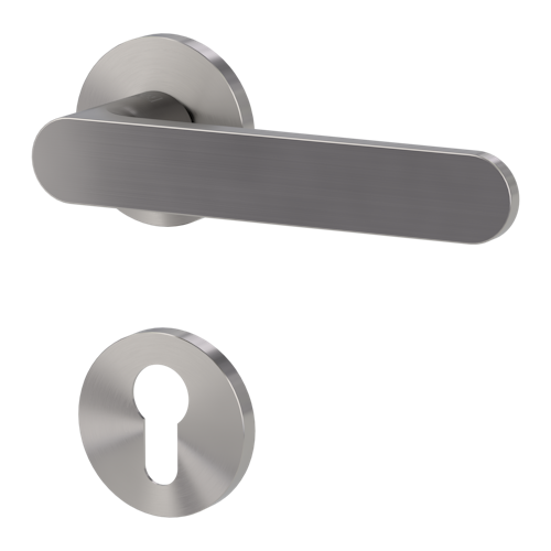 Griffwerk VAYA 291 AVUS fast2fix Fast2Fix Rosetten rund Profilzylinder Samtgrau