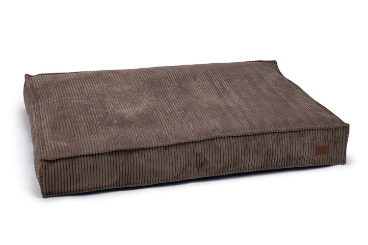 Designed by Lotte Liegekissen Ribbed braun Hundeschlafplatz