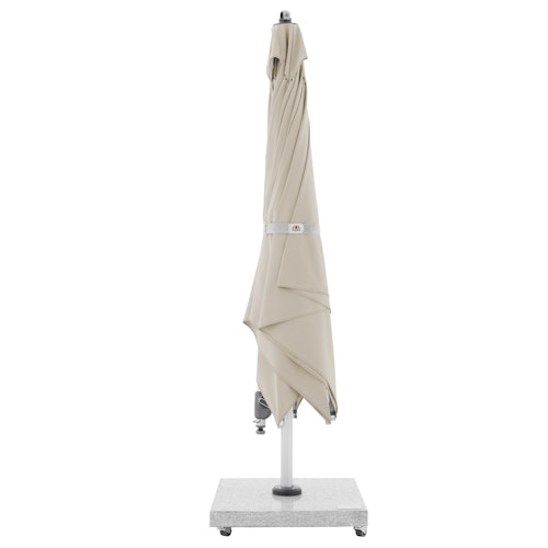 doppler Pendelschirm EXPERT 300 x 300 cm, Aluminium Silber / 100 % Polypropylen 220 g/m²