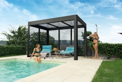 SunElements Terrassenüberdachung SunCover Modern - 6 mm Acrylglas (getönt)