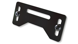 HIGHSIDER pro Kennzeichenbeleuchtungsplatte Schwarz (1Stck)