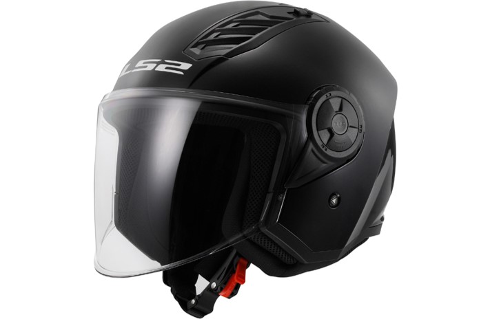 LS2 Jethelm OF616 Airflow II S Schwarz Solid