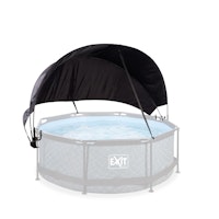 Exit Pool Sonnensegel Ø 244 cm schwarz