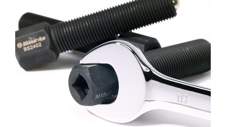 Bikeservice Polradabzieher M20 x 1,5 mm, Außengewinde, Rechtsgewinde