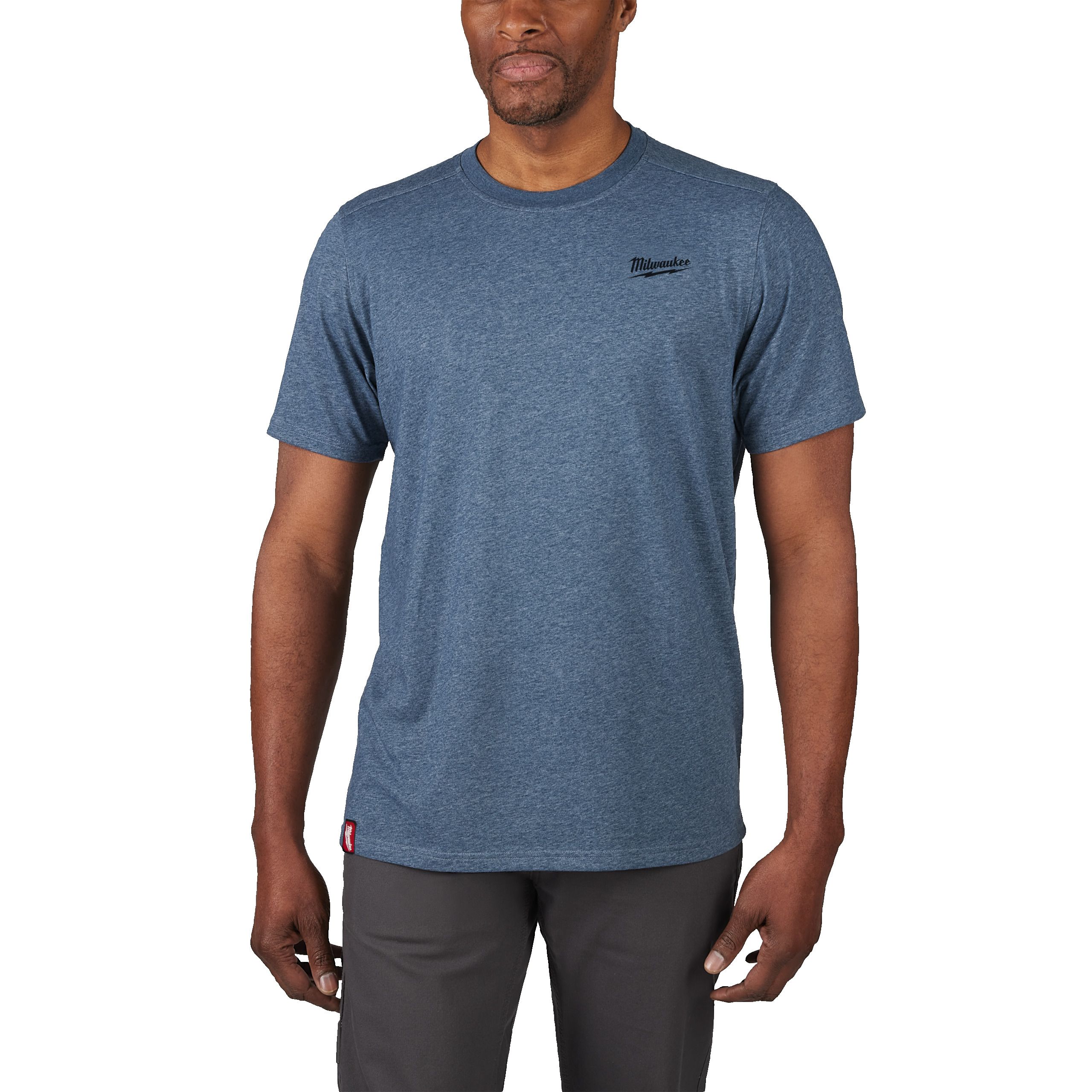 Milwaukee HTSSBLU-L Hybrid-T-Shirt blau 4932492975
