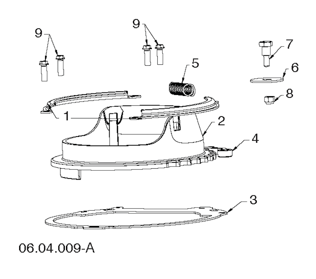 Explosionszeichnung Ersatzteile