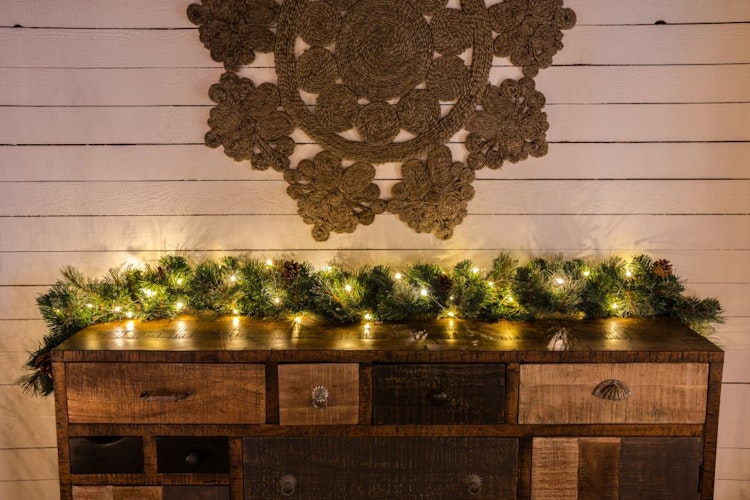 Konstsmide Weihnachtsbeleuchtung  LED Tropfenlichterkette silberfarben 100 Dioden