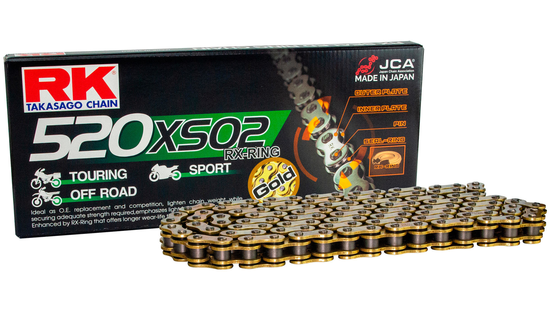 RK Kette GB520XSO2, 114 Glieder