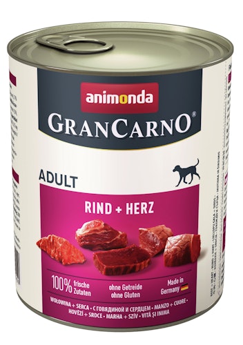 animonda Gran Carno Adult 800g Dose Hundenassfutter