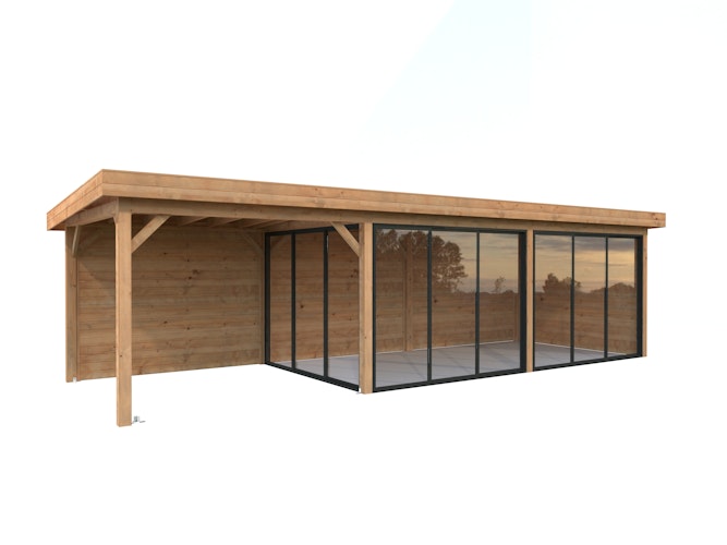 Palmako Carport/Pavillon Connect Lenna 24,9 m² Set 417 Slide