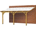 Vorschaubild Skan Holz Terrassenüberdachung Venezia mit Mittelpfosten Breite 541 cm
