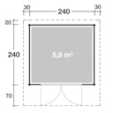 Vorschaubild Wolff Finnhaus Blockbohlenhaus Britta 34-A/C