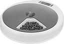 Vorschaubild TRIXIE Futterautomat TX4+1, 5 × 0,25 l/34 × 6 × 39 cm, weiß/grau