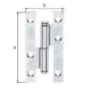 Vorschaubild Alberts® Aushebescharnier, sendzimirverzinkt, rechts, LxB 94x45 mm 340919