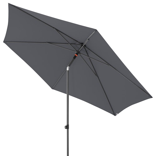 doppler Mittelmastschirm myZONE 300 Push up, Aluminium Anthrazit / 100 % Polyester 180 g/m²