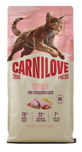 Carnilove True Fresh Sterilised Pute Katzentrockenfutter
