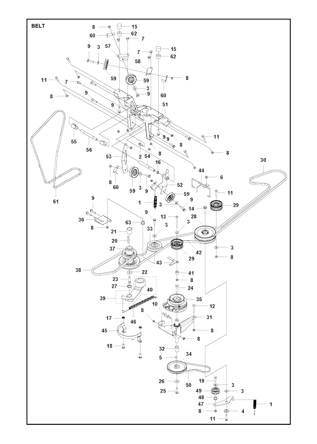 Explosionszeichnung Ersatzteile