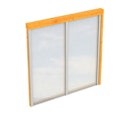 Skan Holz Seitenwände aus Polycarbonat für Terrassendach (Wandanbau)