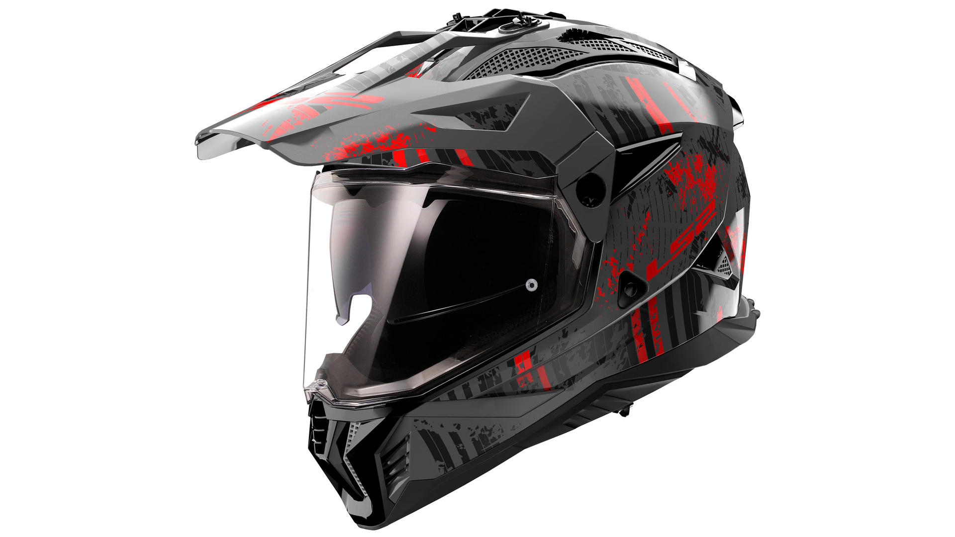 LS2 Endurohelm MX702 Pioneer II Crazy - Größe XXL