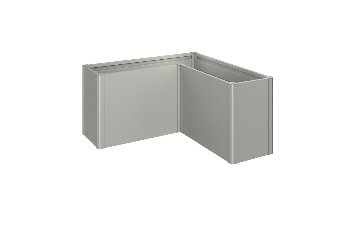 Biohort Pflanzbeet Belvedere B 152 x T 152 cm (Gr. L150) 77 cm (MAXI) quarzgrau-metallic