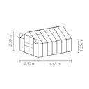 Vorschaubild Vitavia Gewächshaus Mars 11500 inkl. 2 Dachfenstern - 11,5 m²
