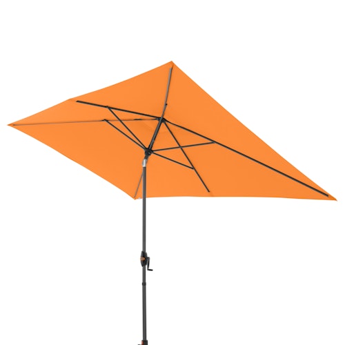 doppler Mittelmastschirm myZONE 300 x 200 Auto Tilt, Aluminium Anthrazit / 100 % Polyester 180 g/m²