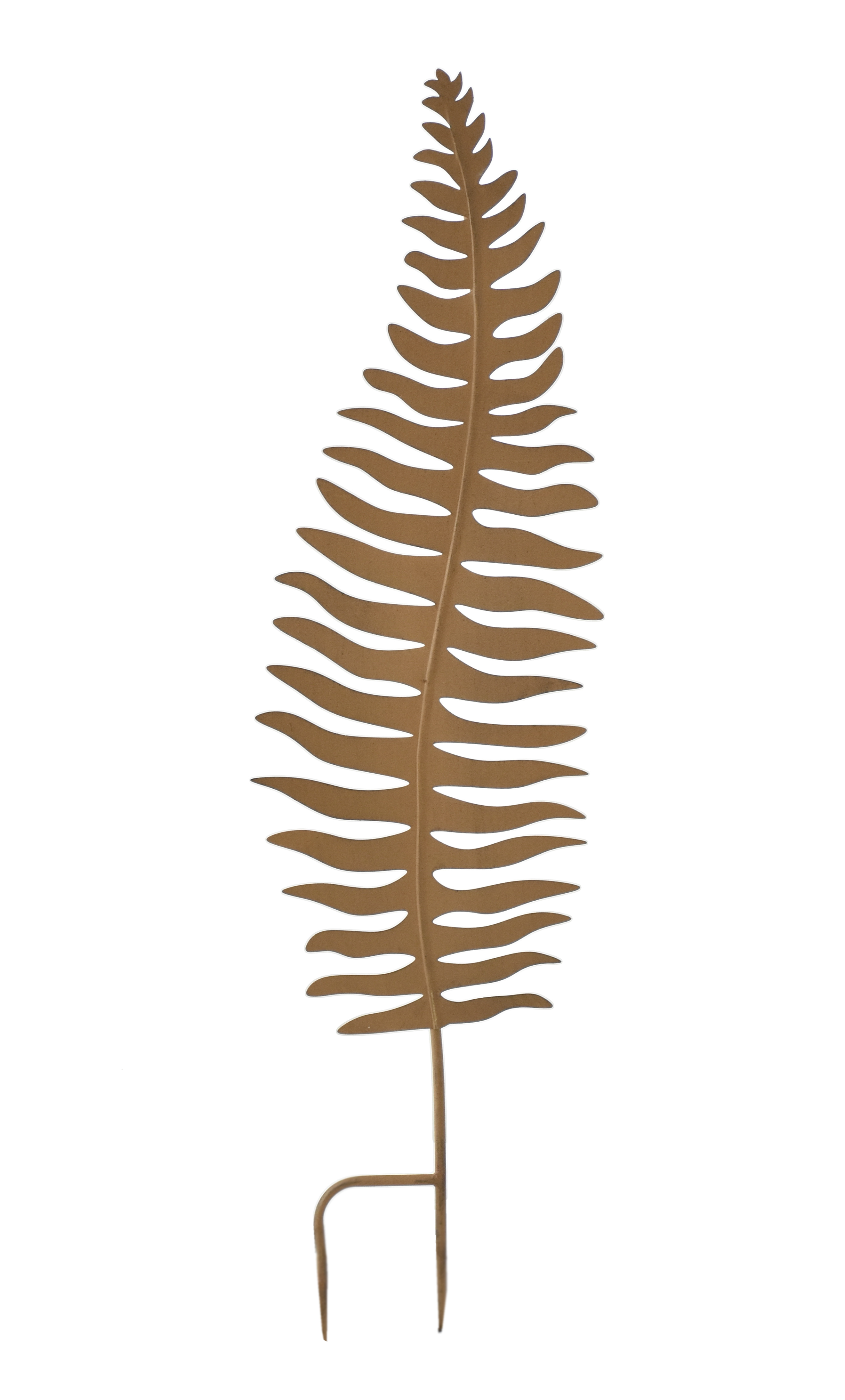Garden Pleasure Gartenstecker FARN, Stahl Rost-Optik