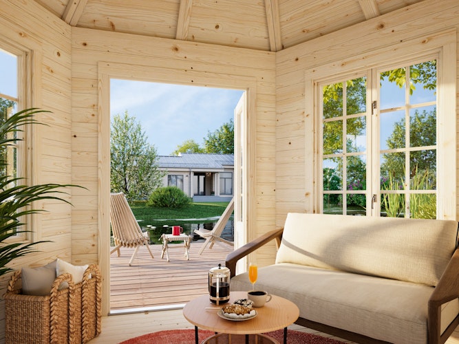 Palmako Pavillon Hanna 7,6 m² - 34 mm