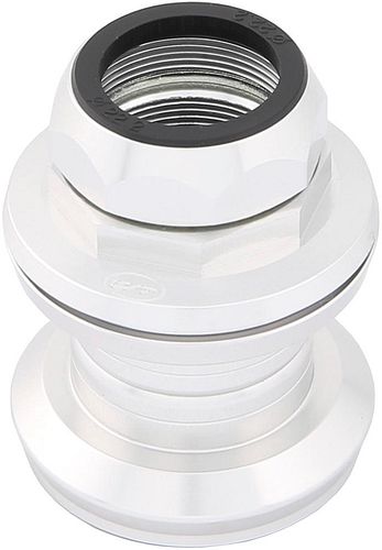 CONTEC Steuersatz HS-20 1 Zoll silber Gabelkonus-Ø 26, 4 mm