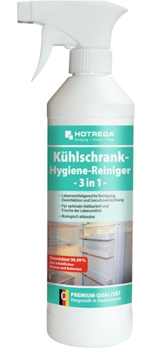 Hotrega Kühlschrank-Hygiene-Reiniger - 3 in 1- 500 ml Sprühflasche