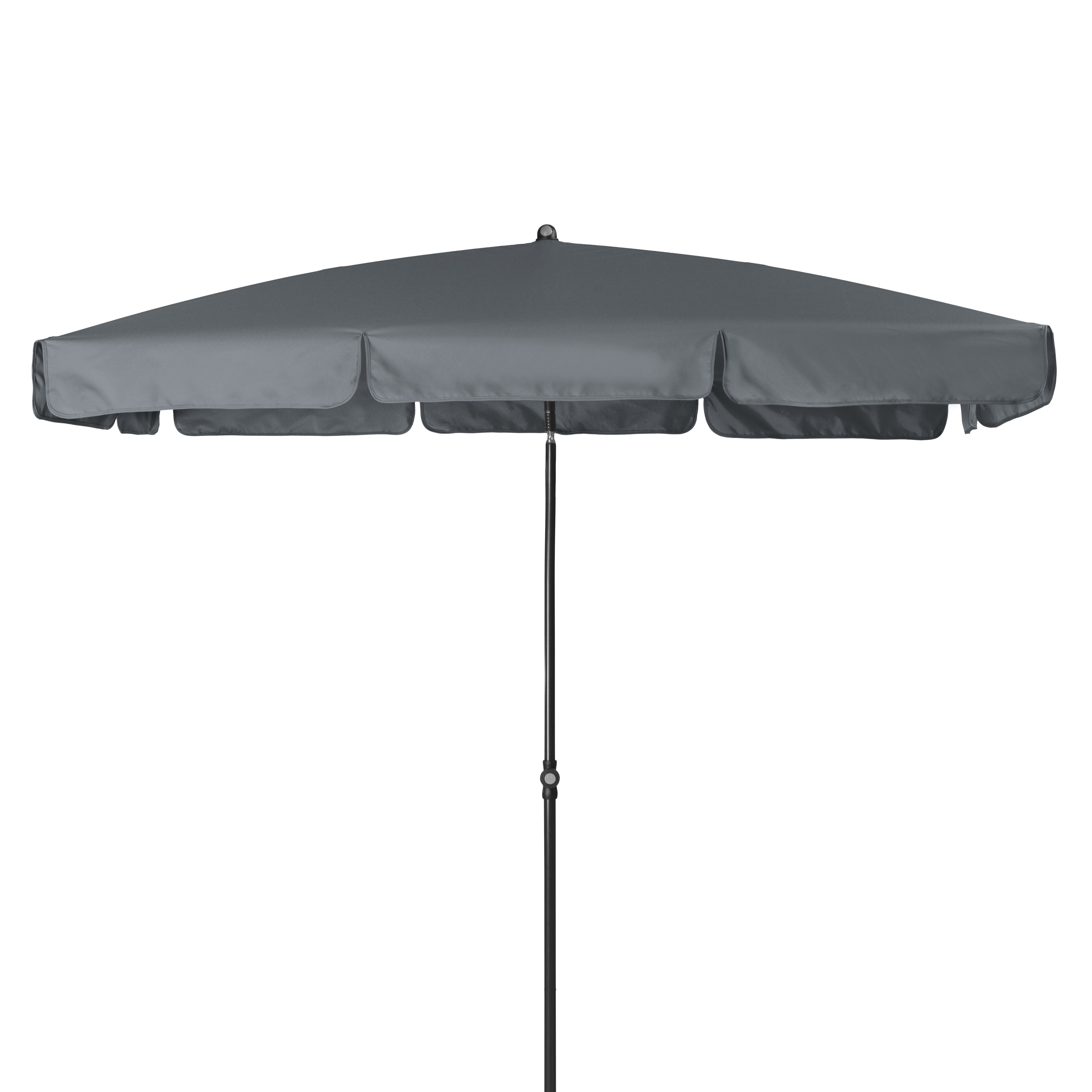 doppler Mittelmastschirm SUNLINE 225 x 120 Waterproof, Stahl Anthrazit / 100 % Polyester 180 g/m² Anthrazit