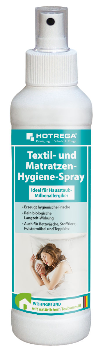 Hotrega Textil- und Matratzen-Hygiene-Spray 250 ml Sprühflasche