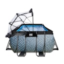 Vorschaubild Exit rechteckiger Rahmenpool mit Sandfilteranlage und Sonnendach 400 x 200 cm (Höhe 122cm)