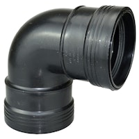 Heissner Steck-Bogen 87° (PP), 75mm, Gummidichtung (Z924-00)