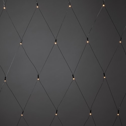 Konstsmide Weihnachtsbeleuchtung  Micro LED Lichternetz bernsteinfarbene 64 Dioden