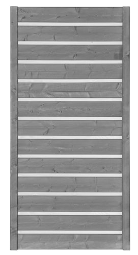 BM Serie TYP 224 Grundelement, 90 x 180cm, Fichte Hellgrau/Cremeweiß