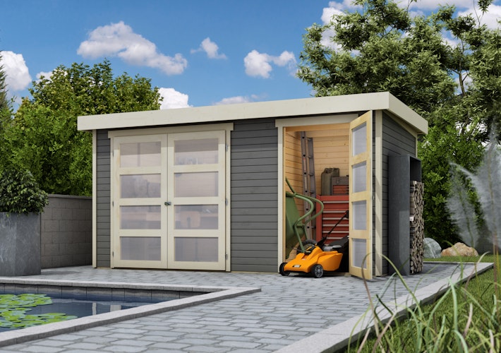 Karibu Aqua Endanstrich deckend, terragrau 2,5 Liter