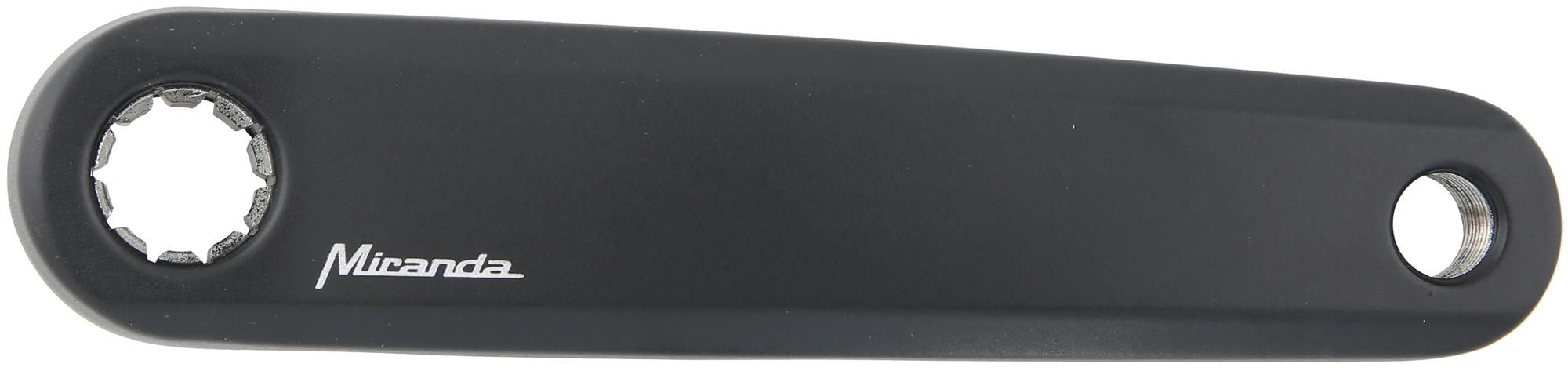 Miranda Kurbel Delta 0 rechts 152 mm schwarz