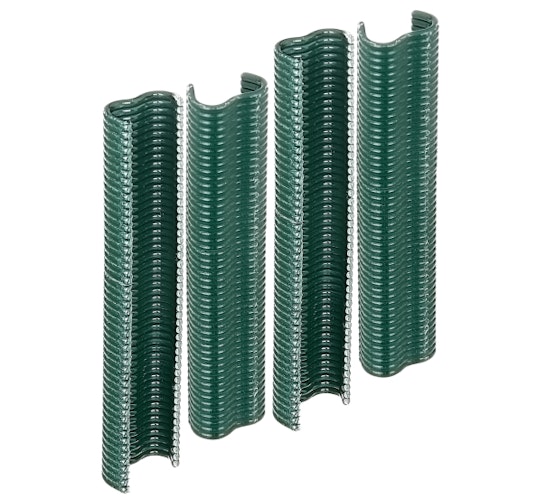 Alberts® Drahtklammer, SB, grün kst-beschichtet, Breite 22 mm, verpackt à 200 St. 530969