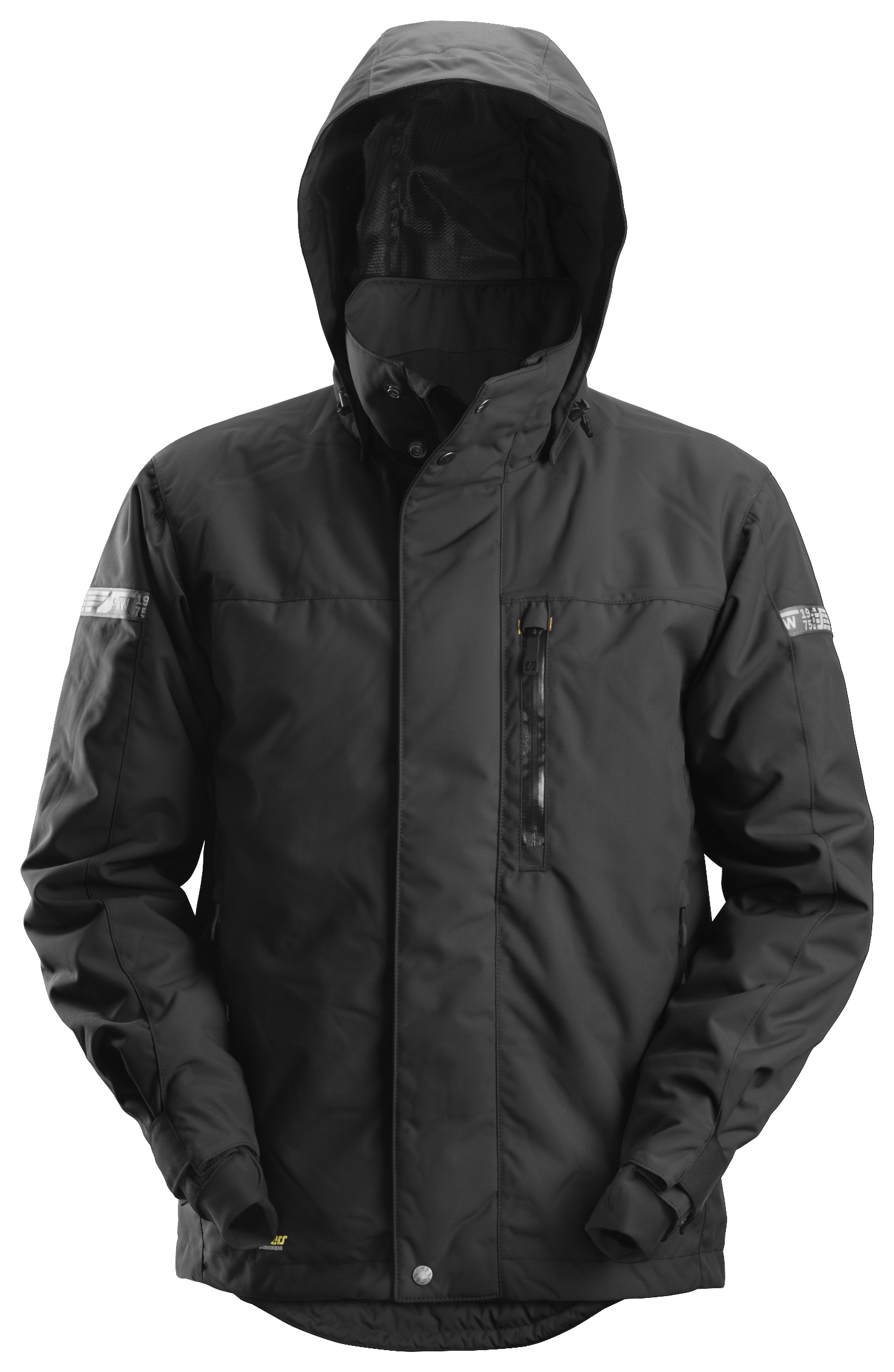 Snickers AllroundWork, wasserdichte, wärmeisolierte 37.5® Arbeitsjacke 8 stahlgrau-schwarz