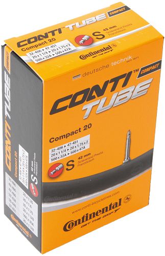 Continental Schlauch Compact 20 Zoll schwarz Sclaverand 42 mm