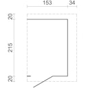 Vorschaubild Palmako Anbauschuppen 3,1 m² - 28 mm